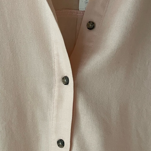 Madewell flannel dolmen sleeve button down shirt - Picture 5 of 13